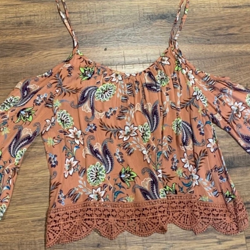 Floral Off the Shoulder Blouse